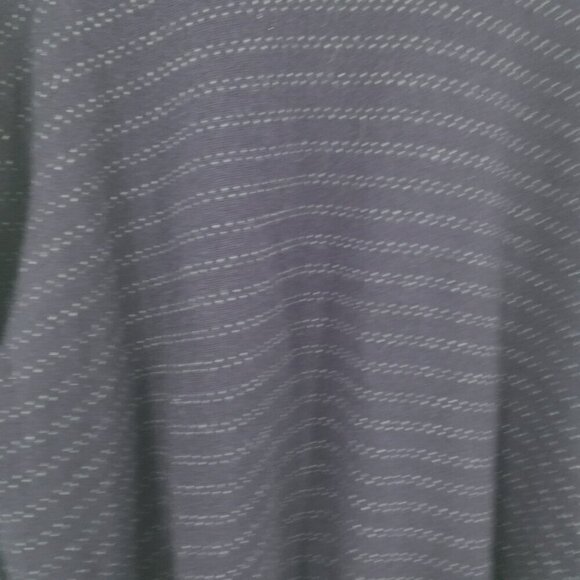 Jhane Barnes 100% Cashmere Blue Gray Geometric Stripe Dot Sweater Size XL - Picture 2 of 9